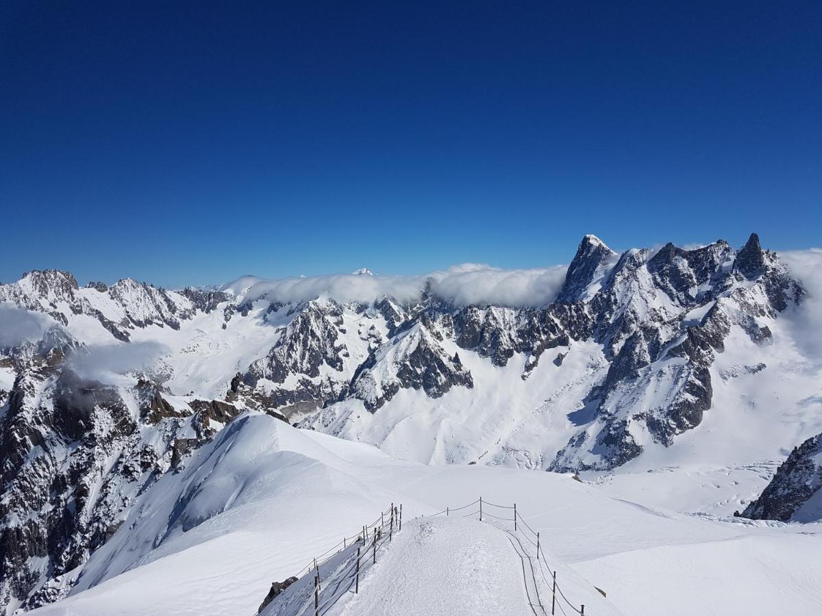 Vue Brevent Sublime En Centre Ville Avec Parking Prive Chamonix Ngoại thất bức ảnh